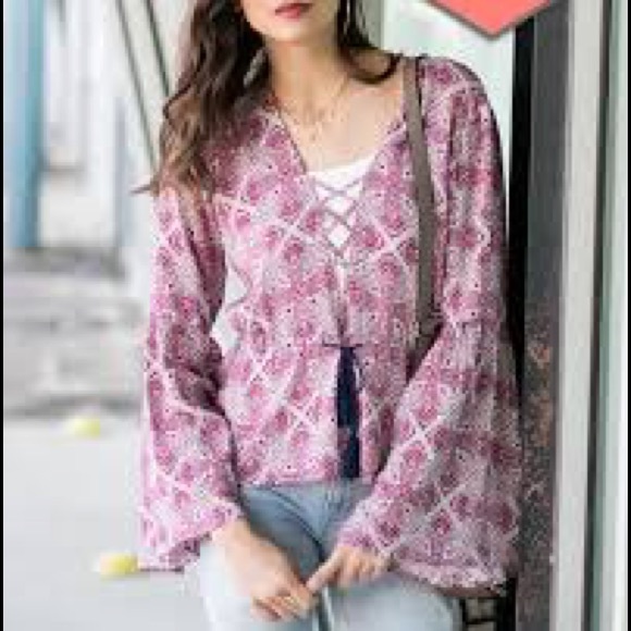 Discontinued Petra Peplum Blouse - Picture 2 of 5